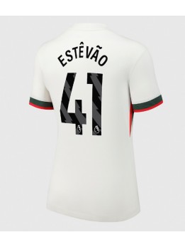 Chelsea Estevao Willian #41 Replika Borta Kläder Dam 2025-26 Kortärmad